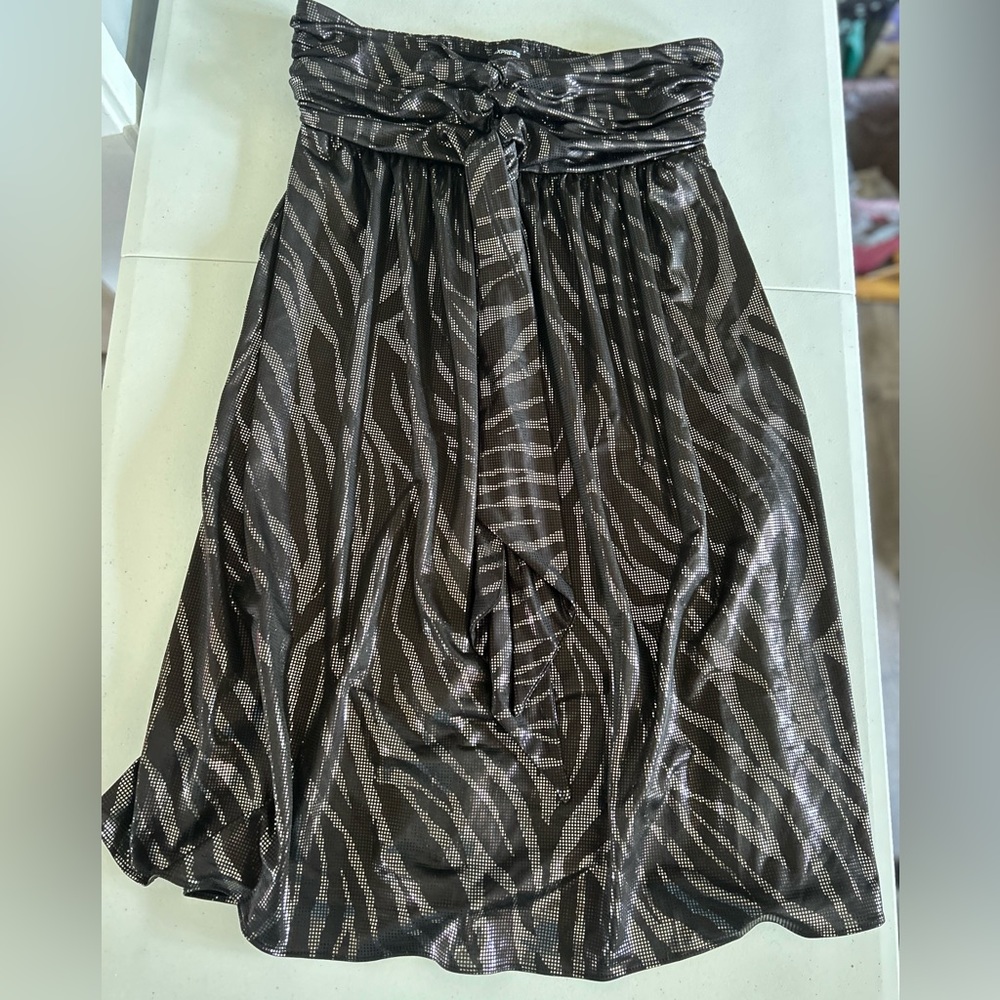 Women’s Express Strapless Black Dress